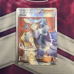 Pokemon Karen XY177a Premium Trainer's Collection Alternate Art Promo (NM) - Image 1