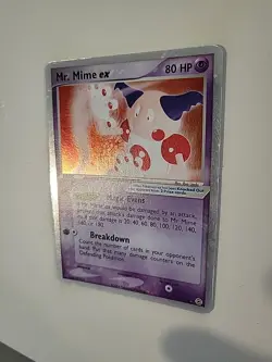 Pokemon TCG Fire Red & Leaf Green Mr. Mime EX #111/112 Rare Holo - Image 5