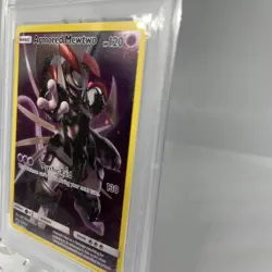 2019 POKEMON SM BLACK STAR PROMO #SM228 FULL ART/ARMORED MEWTWO PSA 9 (Q259) - Image 2