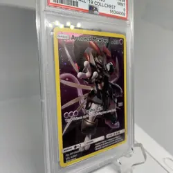 2019 POKEMON SM BLACK STAR PROMO #SM228 FULL ART/ARMORED MEWTWO PSA 9 (Q259) - Image 3