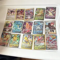 Pokemon Sword & Shield Full Art Holo Card Lot 15 Garchomp Leafeon Vaporeon - Image 1