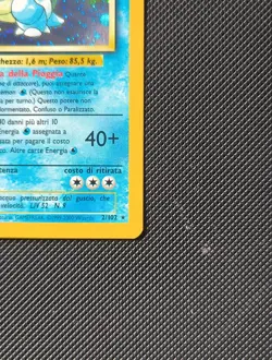 Blastoise Pokemon 2000 Set Base 02/102 Italiano NM- - Image 4