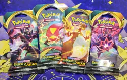 Pokemon Darkness Ablaze Sleeved Booster Pack - Image 1