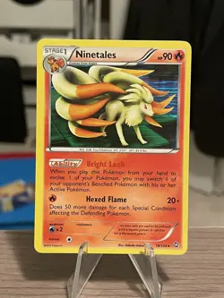 Pokemon Ninetales 19/124 Dragons Exalted Holo Rare NM/LP - Image 1