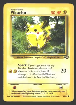 Pikachu Jungle #60/64 Pokemon Common - Image 1