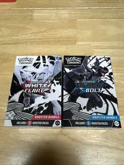 Pokemon TCG Black Bolt, And White Flare Booster Bundles Factory Sealed ￼ - Image 1