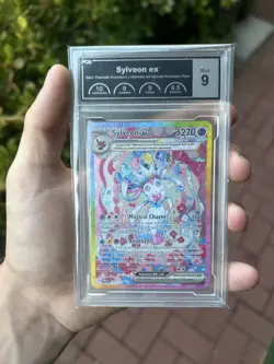 PCG 9 SYLVEON EX 156/131 PRISMATIC EVOLUTIONS SPECIAL ILLUSTRATION RARE POKEMON - Image 5
