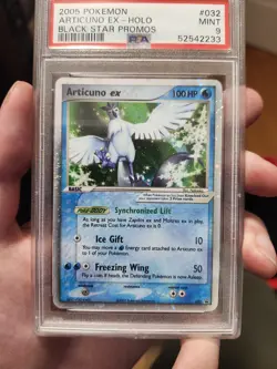 2005 Pokemon Black Star Promos Articuno Ex Holo #032 032 PSA 9 - Image 2