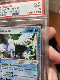2005 Pokemon Black Star Promos Articuno Ex Holo #032 032 PSA 9 - Image 3