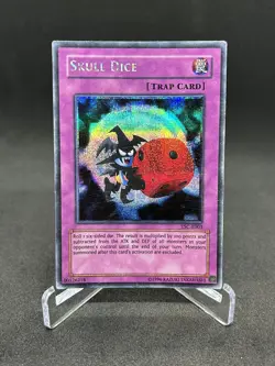 Yugioh Skull Dice TSC-E003 Prismatic Secret Rare Unlimited Edition MP - Image 1