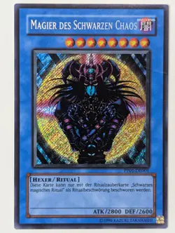 Magier des Schwarzen Chaos PP01-DE001 Secret Rare VG DE YUGIOH - Image 1