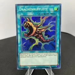 Yugioh Drachenrufflote LCKC-DE027 Secret Rare Near Mint - Image 1