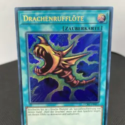 Yugioh Drachenrufflote LCKC-DE027 Secret Rare Near Mint - Image 2