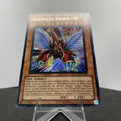 Yugioh Geflugelter Kuriboh LV9 LCGX-DE043 Secret Rare NM FOILBLEED - Image 5