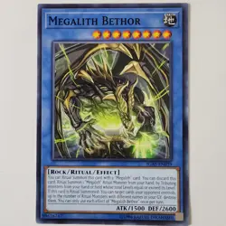 Megalith Bethor - IGAS-EN039 - NM - Common - Unlimited - Yugioh - Image 1