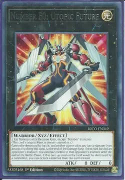 Number F0: Utopic Future - KICO-EN049 - Rare - 1st Edition - Yugioh - Image 1