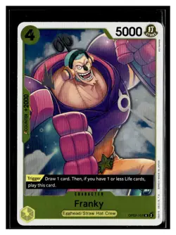 One Piece English 500 Years in the Future #OP07-107 Franky Rare - Image 1