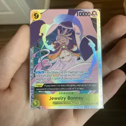 One Piece Carrying On His Will Jewelry Bonney OP13-108 Foil Super Rare SR - Image 1