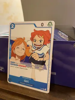 Nami Girl P-096 One Piece Prerelease Participation Fan Letter Promo English Card - Image 2