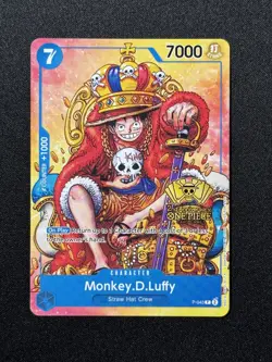 Monkey D. Luffy P-043 2nd Anniversary Tournament Promo One Piece English - NM - Image 1