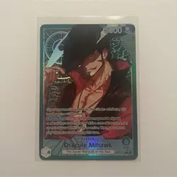 Dracule Mihawk OP14-020 (Alternate Art) The Azure Sea's Seven - Image 1