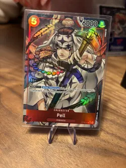 Pell OP04-013 Parallel (Super Rare) Kingdoms of Intrigue ONE PIECE Card Japan NM - Image 1