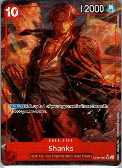 Shanks (Alt Art) OP06-007 English Wings of the Captain - One Piece Card - NM - Image 1
