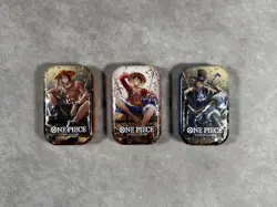 One Piece Tin Pack Set Vol 2 TS-02 - Set of 3 (Full Art Set) OP-13 | Sealed 🔥 - Image 1