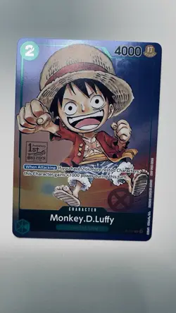 One Piece Monkey D. Luffy P-037 Promo Card TCG English - Image 3