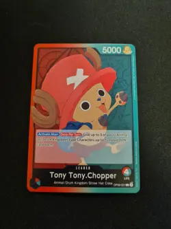 OP08-001 Tony Tony.Chopper : Leader English One Piece TCG Card - Image 1