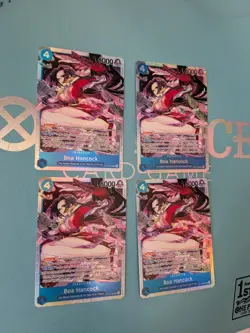 4x Playset ST17-004 Boa Hancock SR One Piece TCG ST17 Starter Deck English - Image 1
