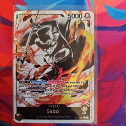One Piece TCG ST13-001 L Sabo Leader Alt Art English Card NM/M Condition - Image 1