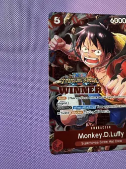 3x ST01-012 Monkey D Luffy Winner Promo Alt Art One Piece Card Game TCG - Image 5