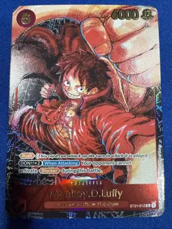 Monkey D. Luffy RARE ALTERNATIVE ALT ART FOIL ST01-012 ONE PIECE TCG NEAR MINT - Image 1