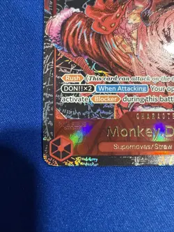 Monkey D. Luffy RARE ALTERNATIVE ALT ART FOIL ST01-012 ONE PIECE TCG NEAR MINT - Image 5