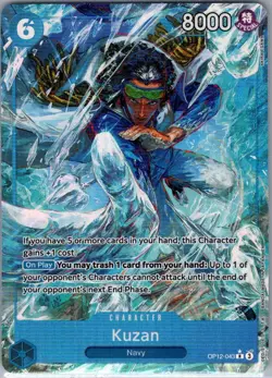 Kuzan (Alt Art) OP12-043 English Legacy of the Master - One Piece Card - NM - Image 1