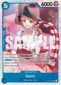 Nami OP11-054 One Piece Fist of Divine Speed - Image 1