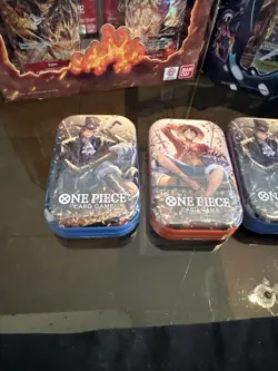 One Piece Sealed 4 Tins And Illustration Box Vol 5 And Vol 6 ~~ Lot! FAST SHIP - Image 2