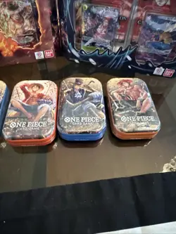 One Piece Sealed 4 Tins And Illustration Box Vol 5 And Vol 6 ~~ Lot! FAST SHIP - Image 3