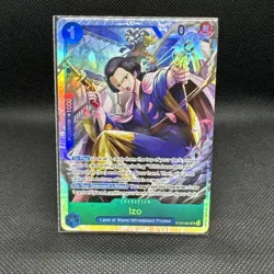 Izo ST22-002 SR ONE PIECE Tcg Game NM Blue Starter Deck 22: Ace & Newgate - Image 1