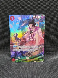 One Piece TCG Izo OP03-003 SP Alternate Art English OP03 Pillars of Strength NM - Image 1