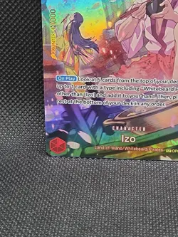 One Piece TCG Izo OP03-003 SP Alternate Art English OP03 Pillars of Strength NM - Image 4