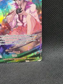 One Piece TCG Izo OP03-003 SP Alternate Art English OP03 Pillars of Strength NM - Image 5
