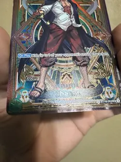 One Piece Shanks (SP) ST16-004 A Fist of Divine Speed Alt Art OP11 - Image 4