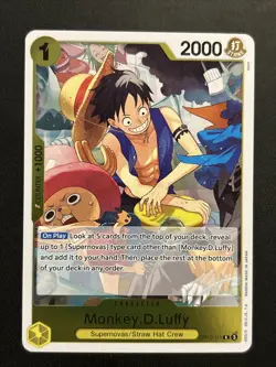 One Piece TCG CCG Monkey.D.Luffy OP10-111 Rare Royal Blood NM - Image 1