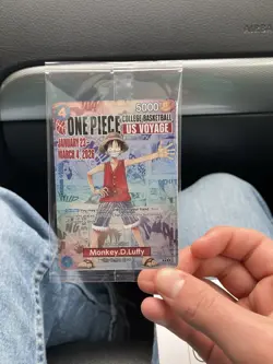 Bandai Namco One Piece CCG Monkey D. Luffy US Voyage Promo P-055 Card - Image 1