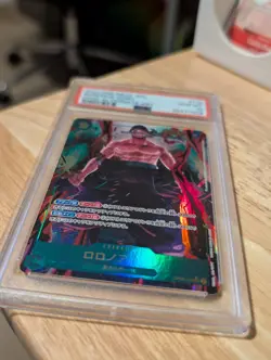 Bandai Roronoa Zoro OP06-118 Wings of the Captain Alt Art Foil JP PSA 10 - Image 2