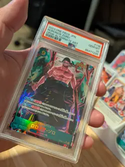 Bandai Roronoa Zoro OP06-118 Wings of the Captain Alt Art Foil JP PSA 10 - Image 4
