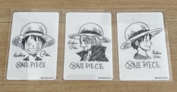 One Piece Luffy Shanks set Shueisha Natsucomi 2022 Double Sticker Eiichiro Oda - Image 1