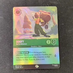 Disney Goofy-Set for Adventure Lorcana 211/204 Character Foil English Card EPIC - Image 1